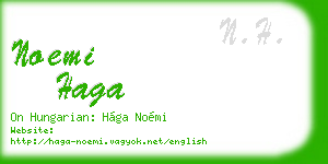 noemi haga business card